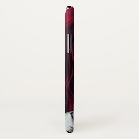 Red Hazard Gothic Girl Case-Mate iPhone Case (Achterkant / rechts)