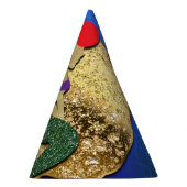 Red Hazard Mermaid Golden Seashell Birthday Party Feesthoedjes (Rechts)