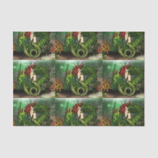Red Hazard Mermaid Tissuepapier (Voorkant)