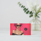 Red Hazard Visitekaartje (Staand voorkant)