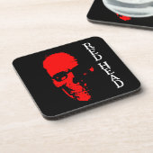 Red Head Drank Coaster Bier Onderzetter (Linkerzijde)