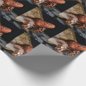 Red Head Eastern Box Turtle Cadeaupapier (Hoek)