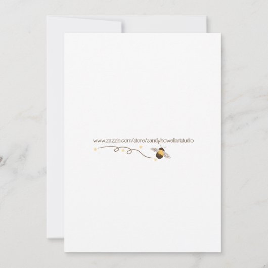 Red Head Fairies verjaardagsuitnodiging Kaart (Achterkant)