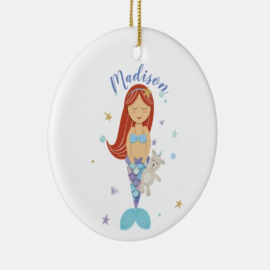 Red Head Little Mermaid Ornament (Rechts)