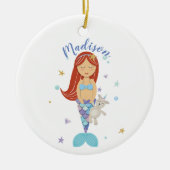 Red Head Little Mermaid Ornament (Voorkant)