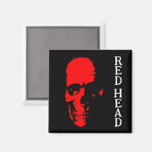 Red Head Magnet (Voorkant / Achterkant)