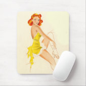 Red Head Pinup Muismat (Met muis)