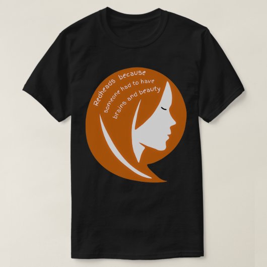 Red Head Sister Redhead Sis Red Head-vrouw Redhead T-shirt (Design voorkant)