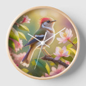 Red Headed Buff Chested Warbler Fantasy Bird (Voorkant)