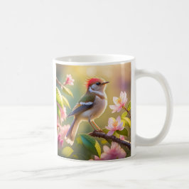 Red Headed Buff Chested Warbler Fantasy Bird Koffiemok