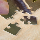 Red Headed Buff Chested Warbler Fantasy Bird Legpuzzel (Zijkant)