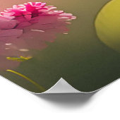 Red Headed Buff Chested Warbler Fantasy Bird Poster (Hoek)