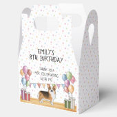 Red Headed Tri Pembroke Corgi Verjaardag Bedankt Bedankdoosjes (Geopend)