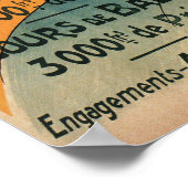 Red-Headed Woman Awaits Balloons Birds Poster (Hoek)