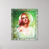 Red Headed Woman door Pearl Frush Brudon Canvas Afdruk (Voorkant)