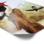 Red Headed Woodpecker Art Foto Afdruk (Hoek)