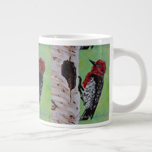 Red Headed Woodpecker Coffee Cup Grote Koffiekop