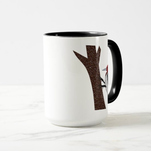 Red Headed Woodpecker Mok (Voorkant rechts)