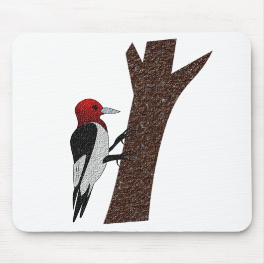 Red Headed Woodpecker Muismat (Voorkant)