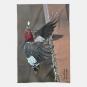 Red-Headed Woodpecker Theedoek (Verticaal)