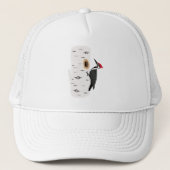 Red Headed Woodpecker Trucker Pet (Voorkant)