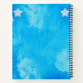 Red heart angel black wings notitieboek (Achterkant)