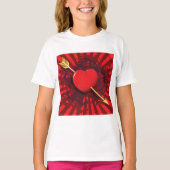 Red Heart Arrow T-shirt (Voorkant)