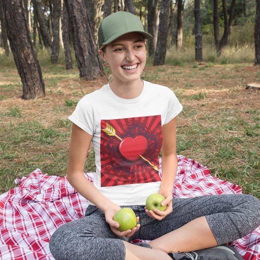 Red Heart Arrow T-shirt
