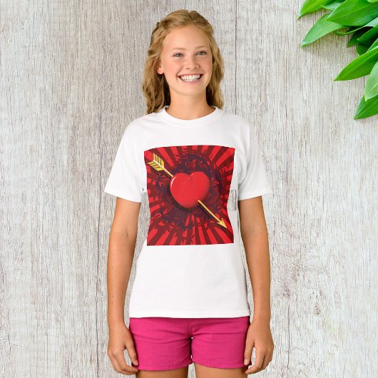 Red Heart Arrow T-shirt