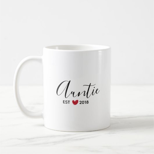 Red Heart Auntie, vaste jaar koffie-Mok Koffiemok (Links)