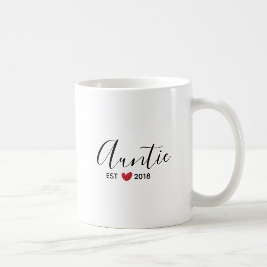 Red Heart Auntie, vaste jaar koffie-Mok Koffiemok (Rechts)
