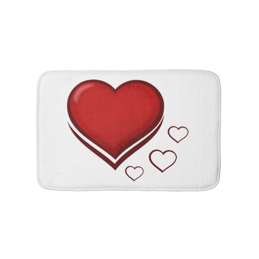 Red Heart Badmat (Voorkant)