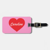 Red Heart Bagagelabel (Voorkant horizontaal)