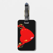 Red Heart Bagagelabel (Achterkant verticaal)