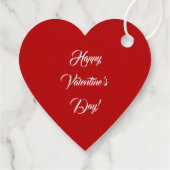 Red Heart Bedankjes Labels (Achterkant)