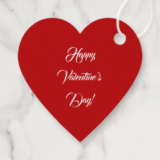 Red Heart Bedankjes Labels (Achterkant)