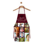 Red Heart Best Baker Chef Grandma Photo Collage Schort<br><div class="desc">Dit schattige en zoete schort is perfect voor elke oma. Het bevat 13 aanpasbare foto's van haar prachtige kleinkinderen. Het bevat ook het citaat, "Proud Grandma. De beste bakker en chef, die elk kleinkind met liefde en genegenheid bejegenen", in witte handgeschreven cursieve typografie en donker schotweddenhart bovenop een beweerdelijk rode...</div>