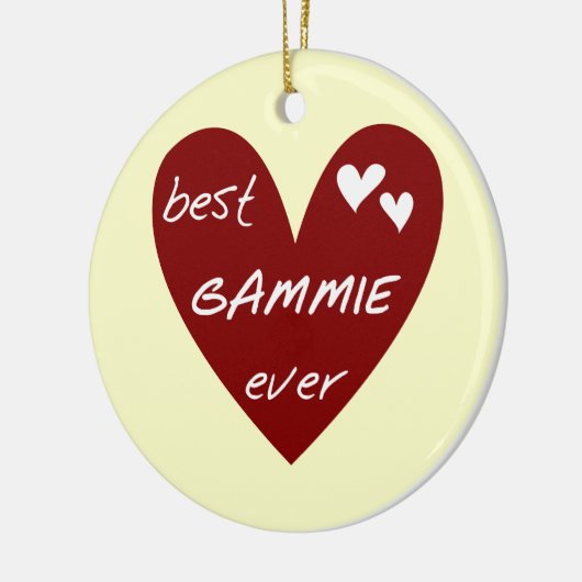 Red Heart Best Gammie Ever Tshirts en Gifts Keramisch Ornament (Links)