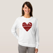 Red Heart Best Grandma Ever T-shirts en cadeautjes (Voorkant volledig)