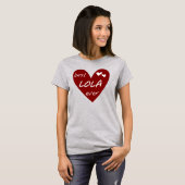 Red Heart Best Lola Ever T-shirts en cadeautjes (Voorkant volledig)