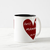 Red Heart Best Mammaw Ever Mok (Voorkant rechts)