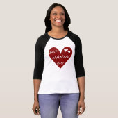 Red Heart Best Nanny Ever T-shirts en cadeautjes (Voorkant volledig)