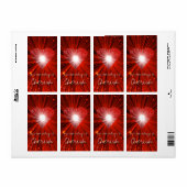 Red Heart-boekplatenlabel Etiket (Full Sheet)