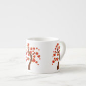 Red Heart-boom Espresso Kop (Voorkant rechts)