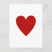 Red Heart Briefkaart (Voorkant)