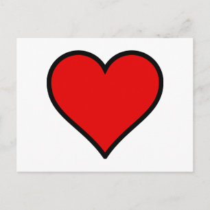 Red Heart Briefkaart