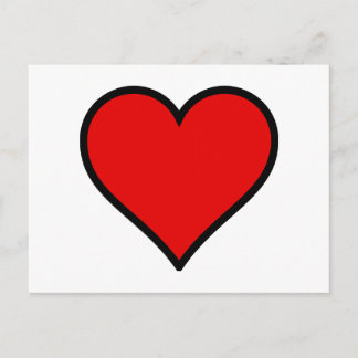 Red Heart Briefkaart
