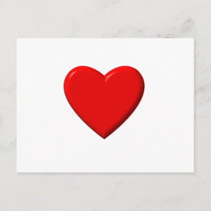 Red Heart Briefkaart