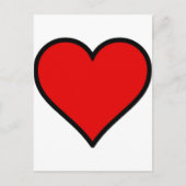 Red Heart Briefkaart (Voorkant)