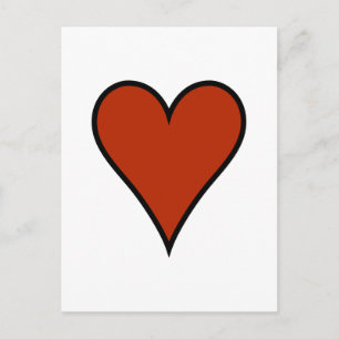 Red Heart Briefkaart